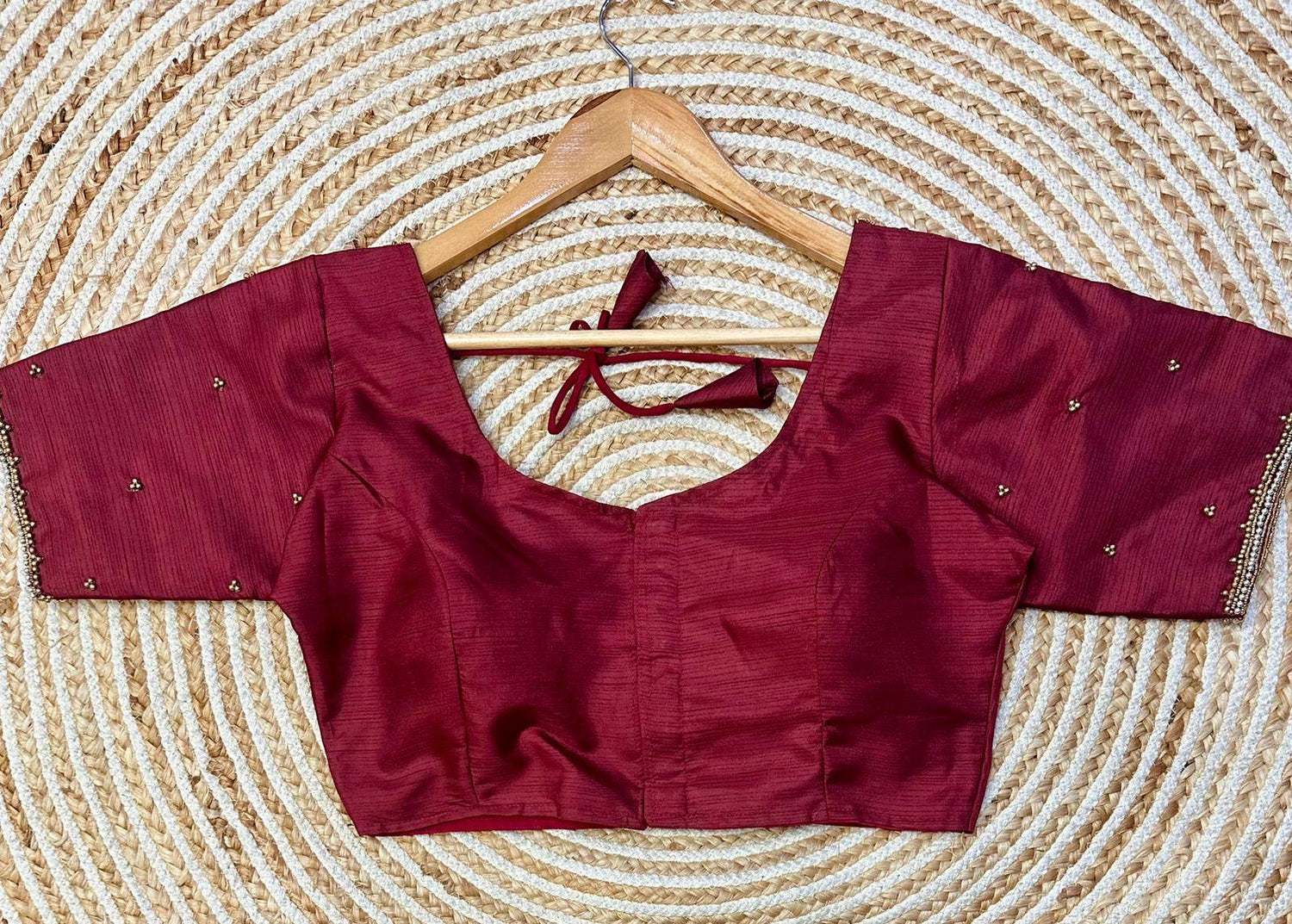 Festival Wear Blooming Silk Blouse - Anant Exports