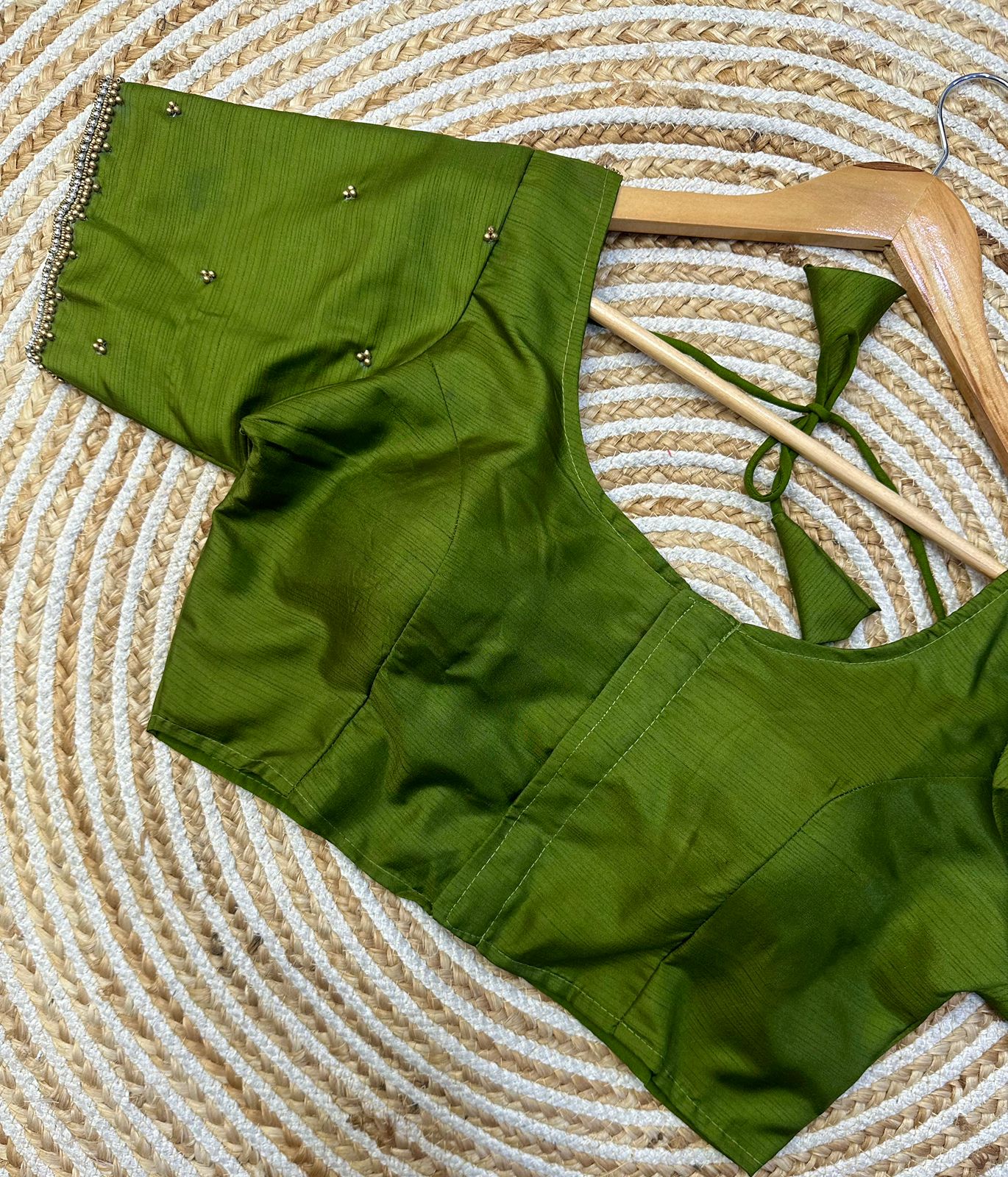 Festival Wear Blooming Silk Blouse