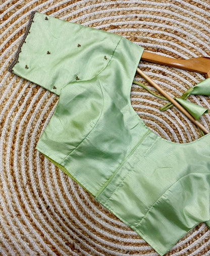 Festival Wear Blooming Silk Blouse