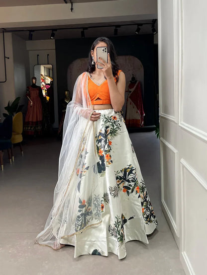 Fancy Wear Digital Print Lehenga D.No 1068 - Anant Exports