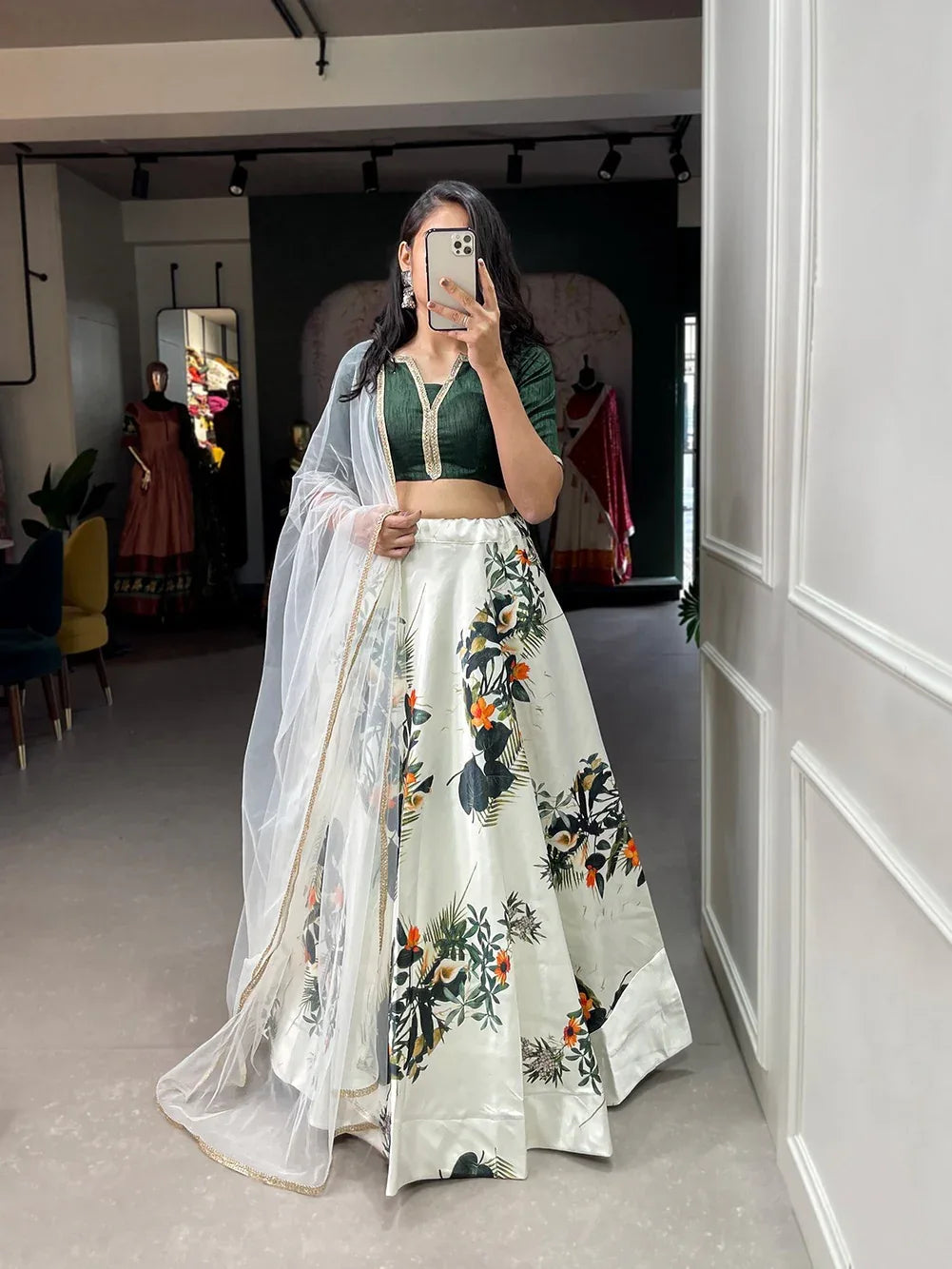 Fancy Wear Digital Print Lehenga D.No 1068 - Anant Exports