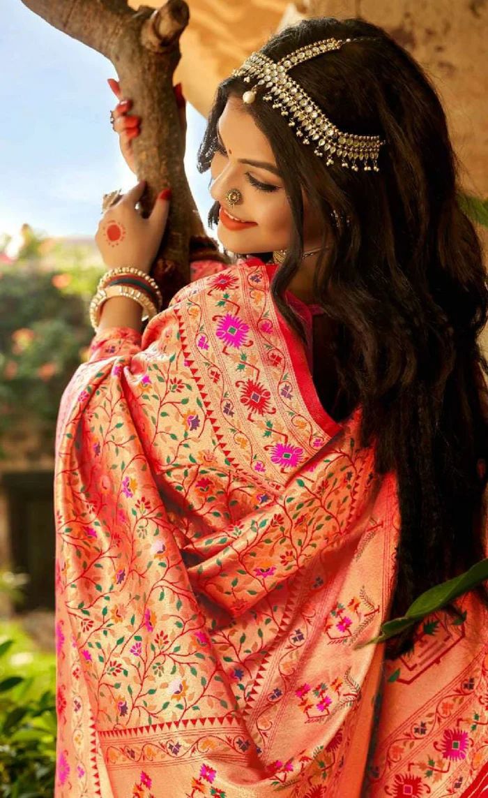 Fancy Wear Jully Paithani Saree