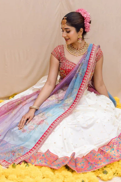 PONGAL HALF SAREE PAITHANI LEHANGA - Anant Exports
