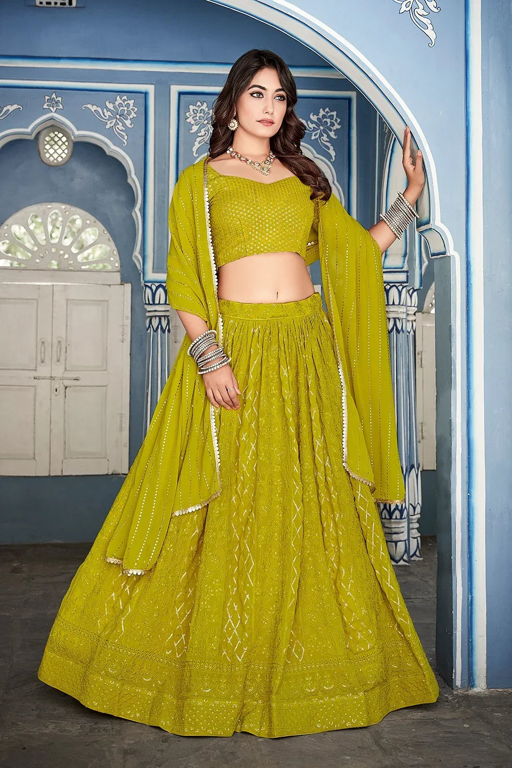 Fancy Occasion Wear Lehenga D.No 1536 - Anant Exports