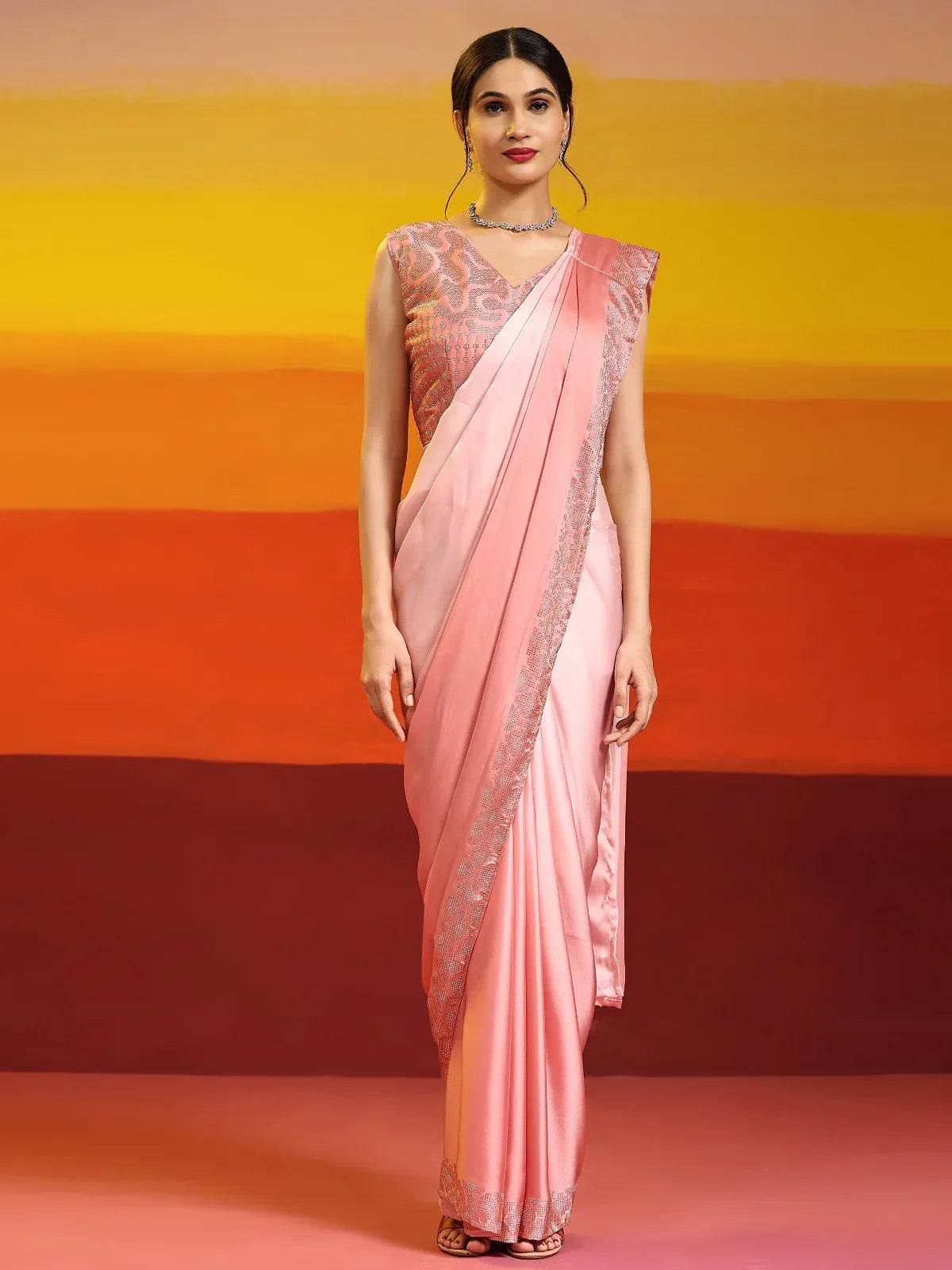 READY TO WEAR SAREE D.NO. 1073 - Anant Exports
