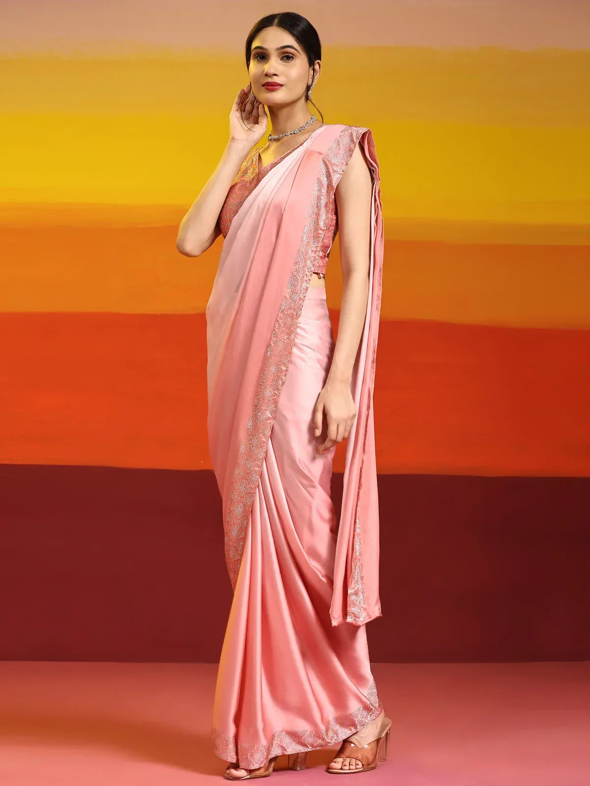 READY TO WEAR SAREE D.NO. 1073 - Anant Exports