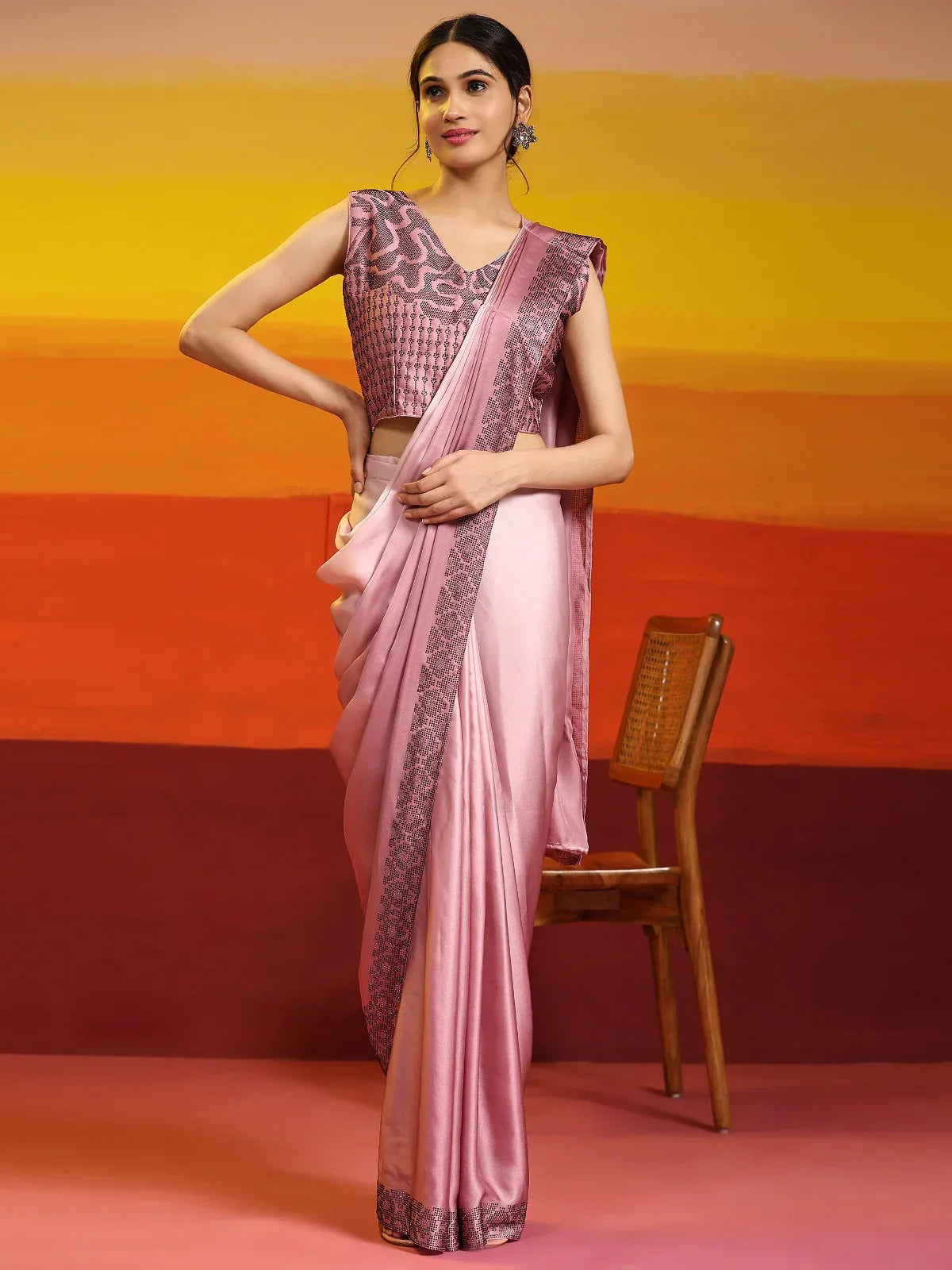READY TO WEAR SAREE D.NO. 1073 - Anant Exports