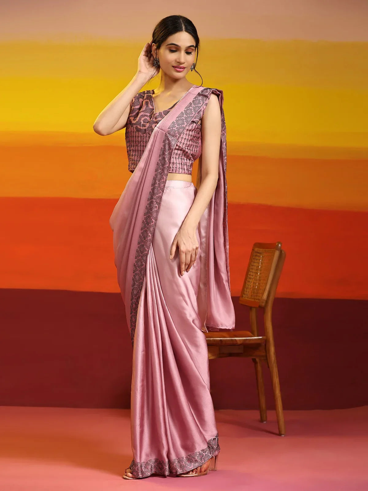 READY TO WEAR SAREE D.NO. 1073 - Anant Exports
