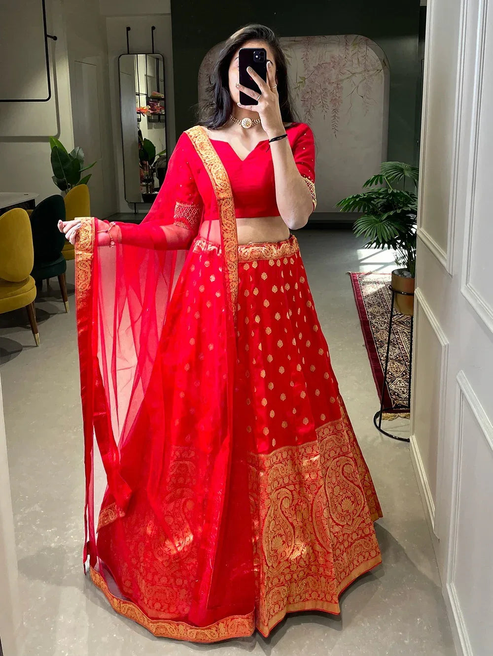 Fancy Wear Lehenga Choli D.No. 2032 - Anant Exports