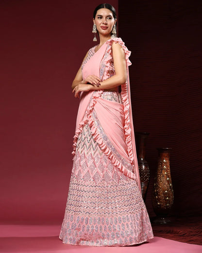READYMADE CROP TOP LEHENGA D.NO. C-2008 - Anant Exports