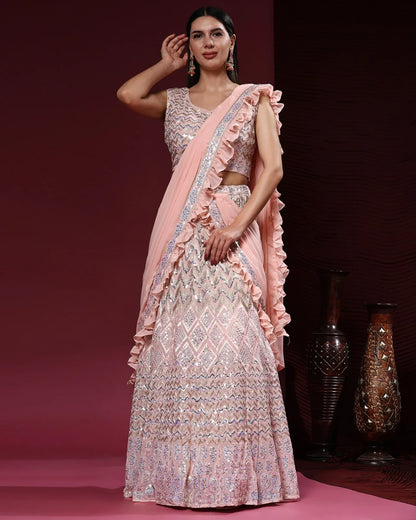 READYMADE CROP TOP LEHENGA D.NO. C-2008 - Anant Exports