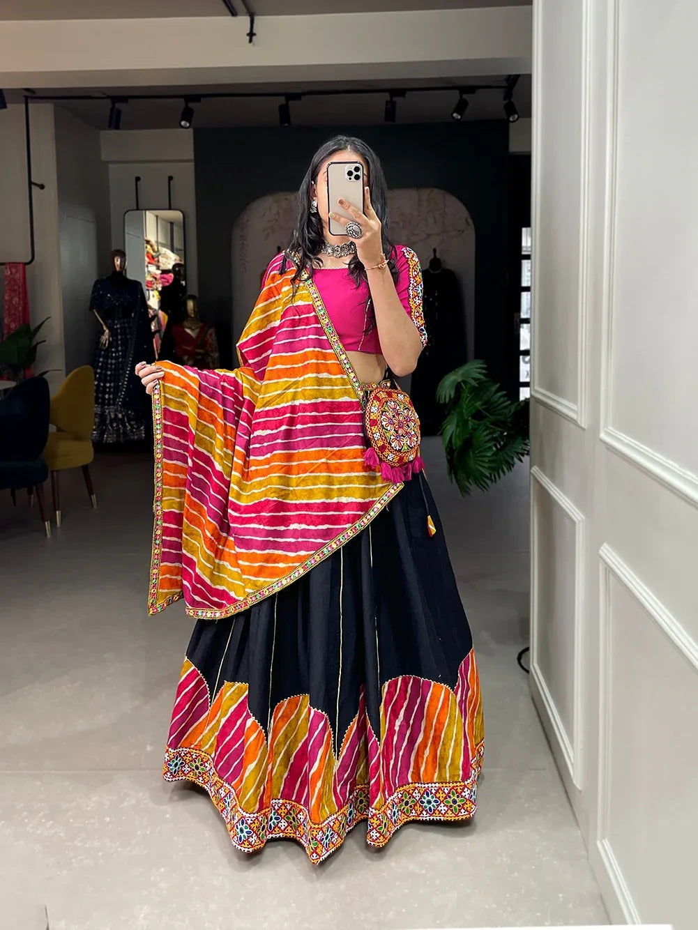Navratri Wear Lehenga Choli D.No 1654 - Anant Exports
