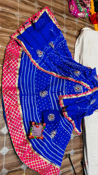 Traditional Jaipuri Silk Lehanga - Anant Exports