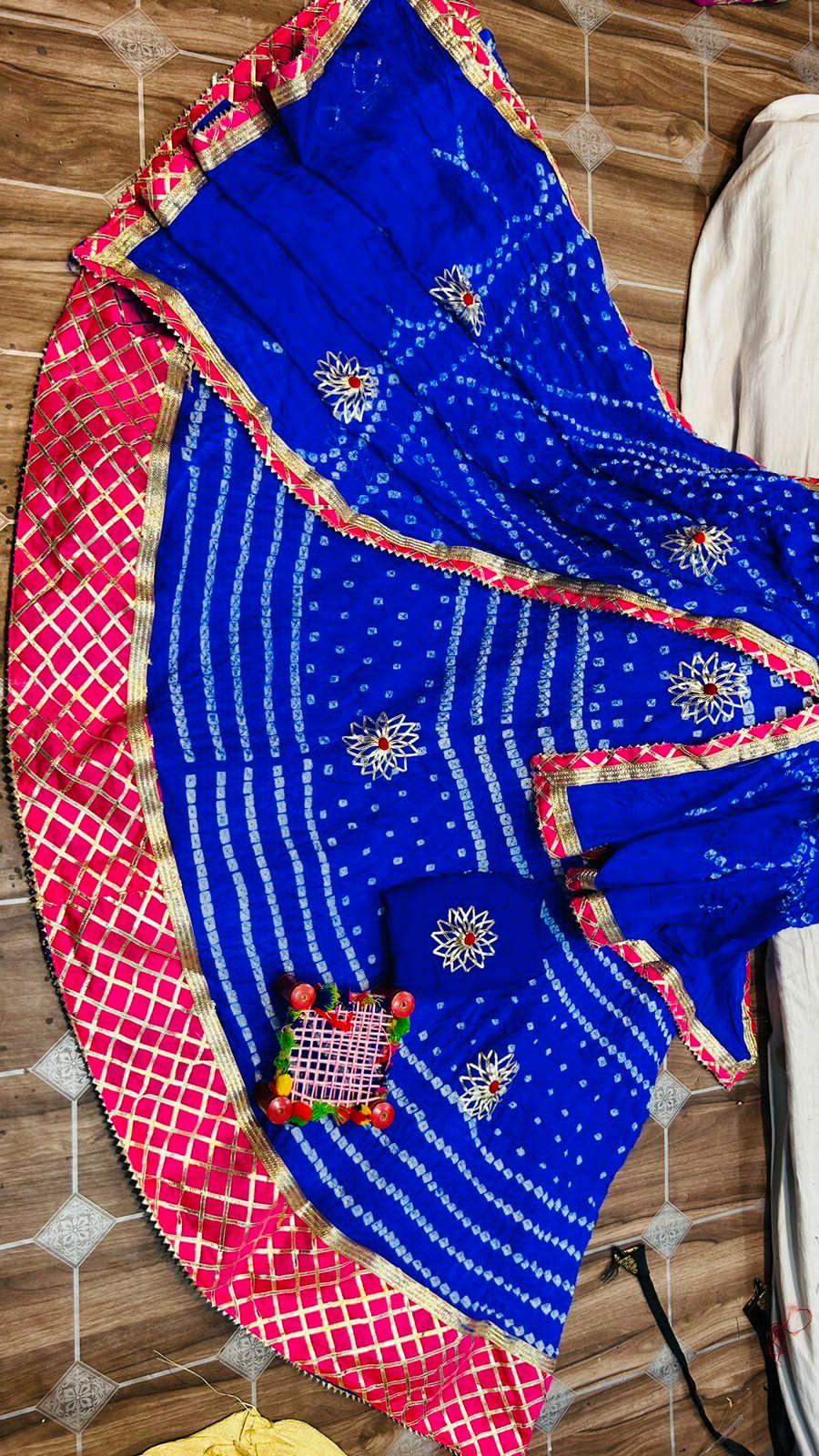 Traditional Jaipuri Silk Lehanga - Anant Exports