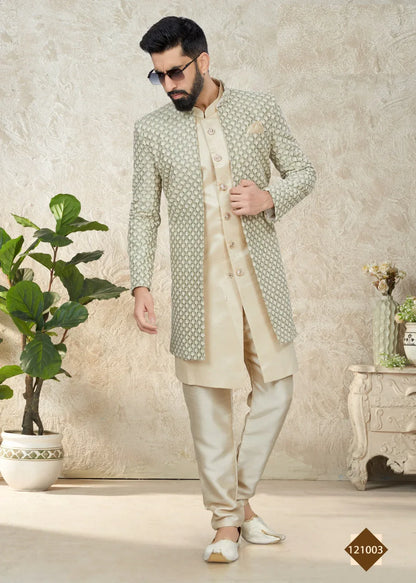 Vol 121 Wedding Wear Sherwani D.No. 121003 - Anant Exports