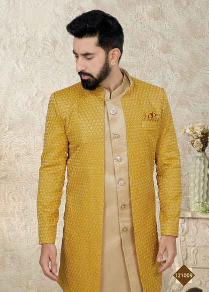 Vol 121 Wedding Wear Sherwani D.No. 121009 - Anant Exports