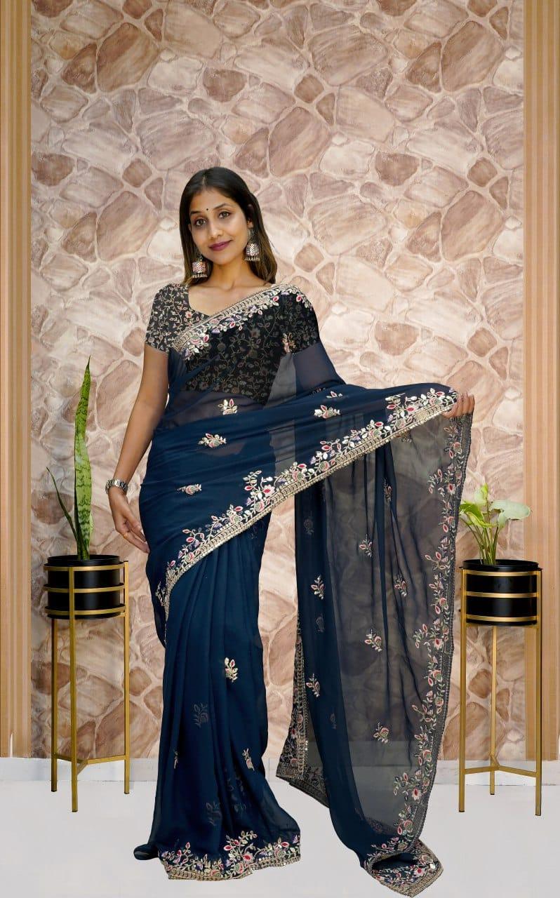 Mona Occasion Wear Saree D.No. 363 - Anant Exports