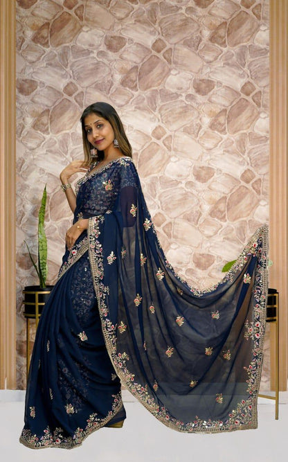 Mona Occasion Wear Saree D.No. 363 - Anant Exports