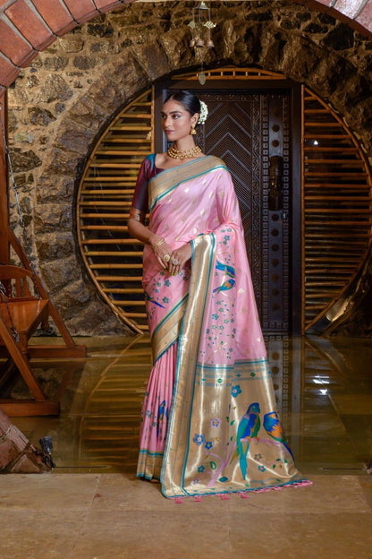 Banarasi Soft Silk Paithani Saree - Anant Exports