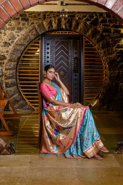 Banarasi Soft Silk Paithani Saree - Anant Exports