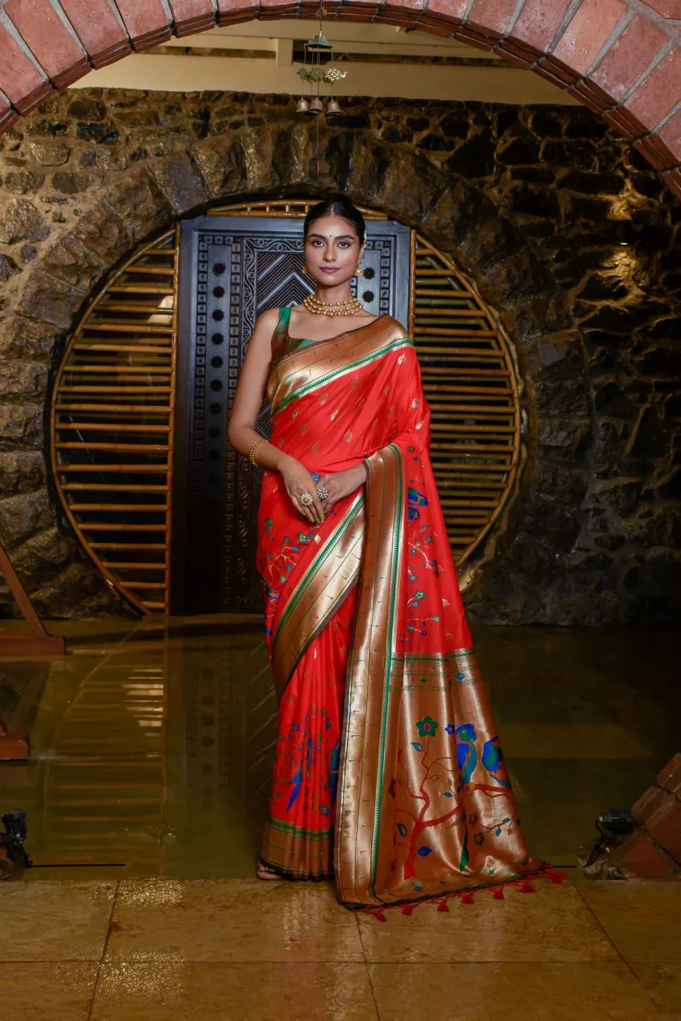 Banarasi Soft Silk Paithani Saree - Anant Exports