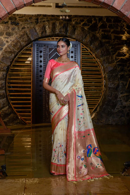 Banarasi Soft Silk Paithani Saree - Anant Exports