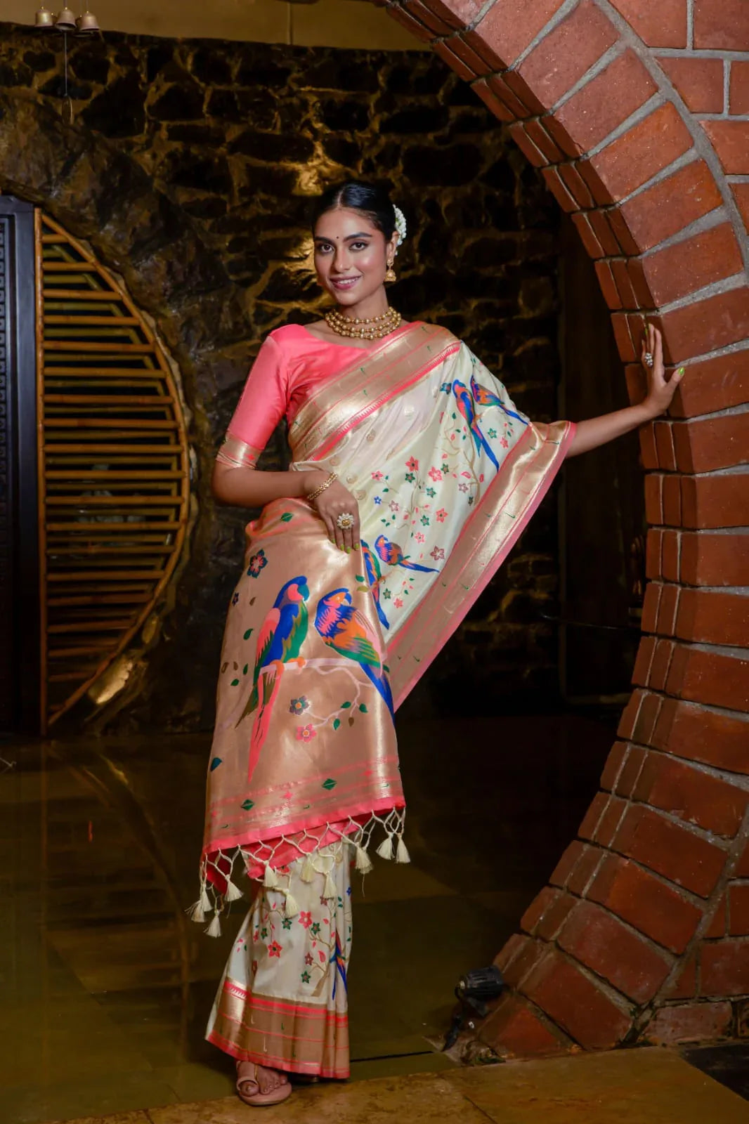 Banarasi Soft Silk Paithani Saree - Anant Exports