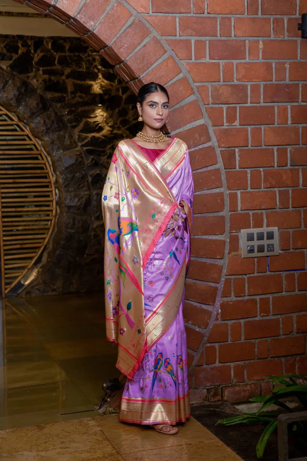 Banarasi Soft Silk Paithani Saree - Anant Exports