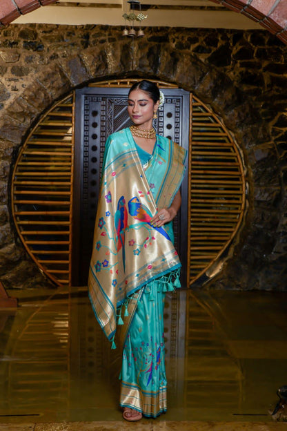 Banarasi Soft Silk Paithani Saree - Anant Exports