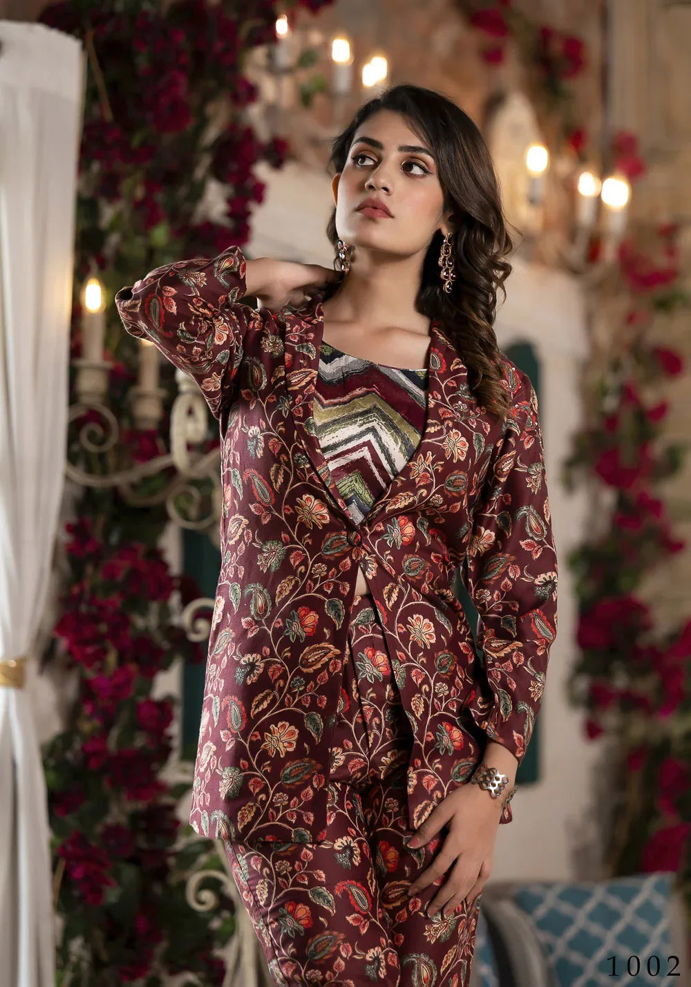 Richie Stylish Co-ordinate Set D.No. 1002 - Anant Exports