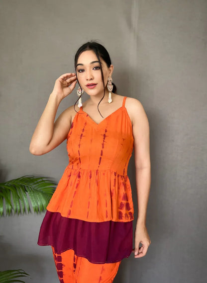 Spaghetti Top With Pants - Anant Exports