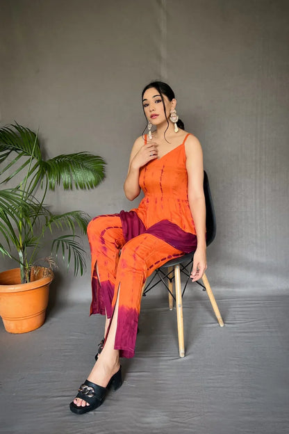 Spaghetti Top With Pants - Anant Exports