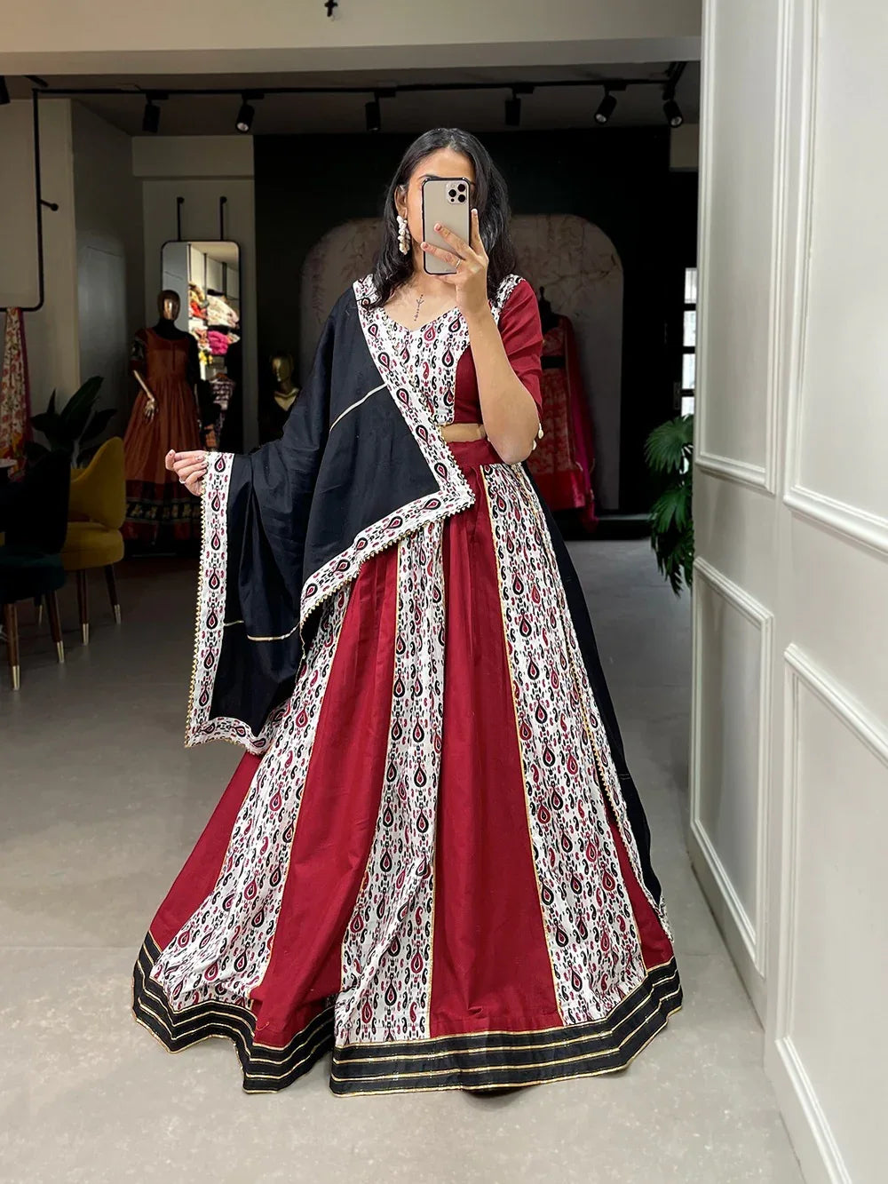 Navratri Wear Lehenga Choli D.No 1663 - Anant Exports