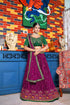 Varni Zeeya Sanskriti Chinon Crushed Lehenga D.No. 15004 - Anant Exports
