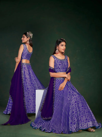 Party Wear Fancy Printed Lehenga Choli D.No. 30010 - Anant Exports