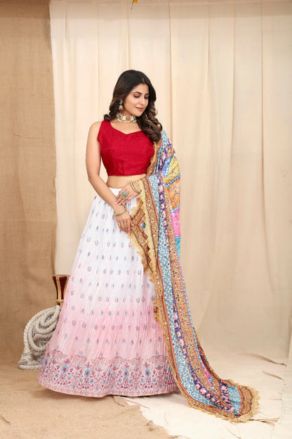 Fancy Wear Shimmer Lehenga Choli - Anant Exports