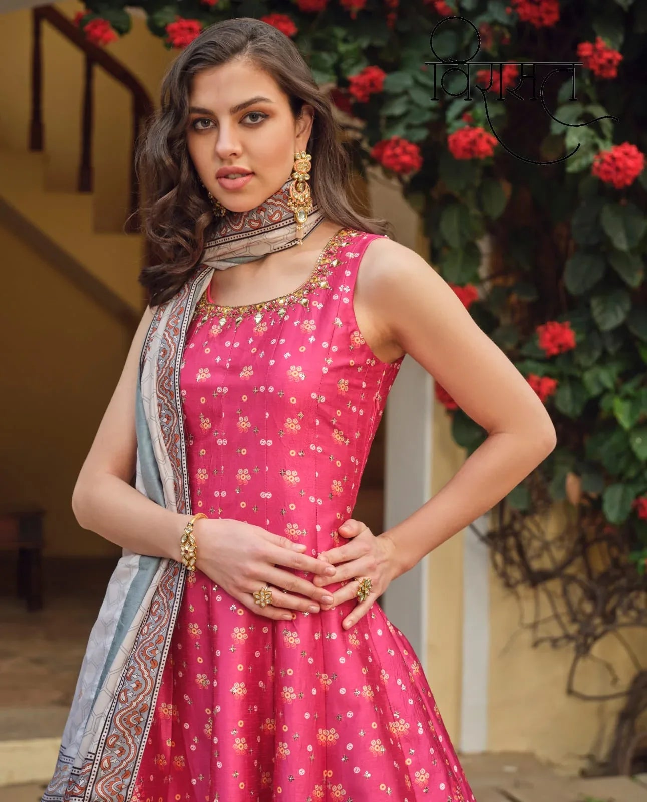 Ratrani Designer Wear Gown D.No. 5005 - Anant Exports