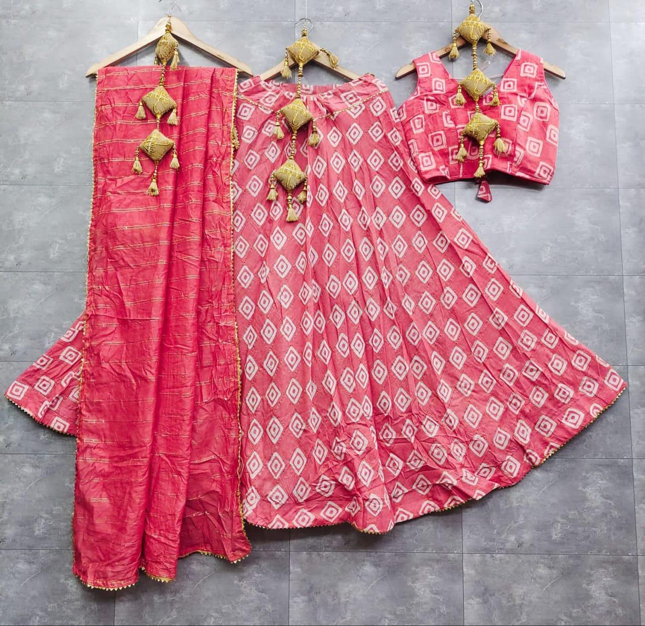 Hand Batik Chaniya Choli - Anant Exports