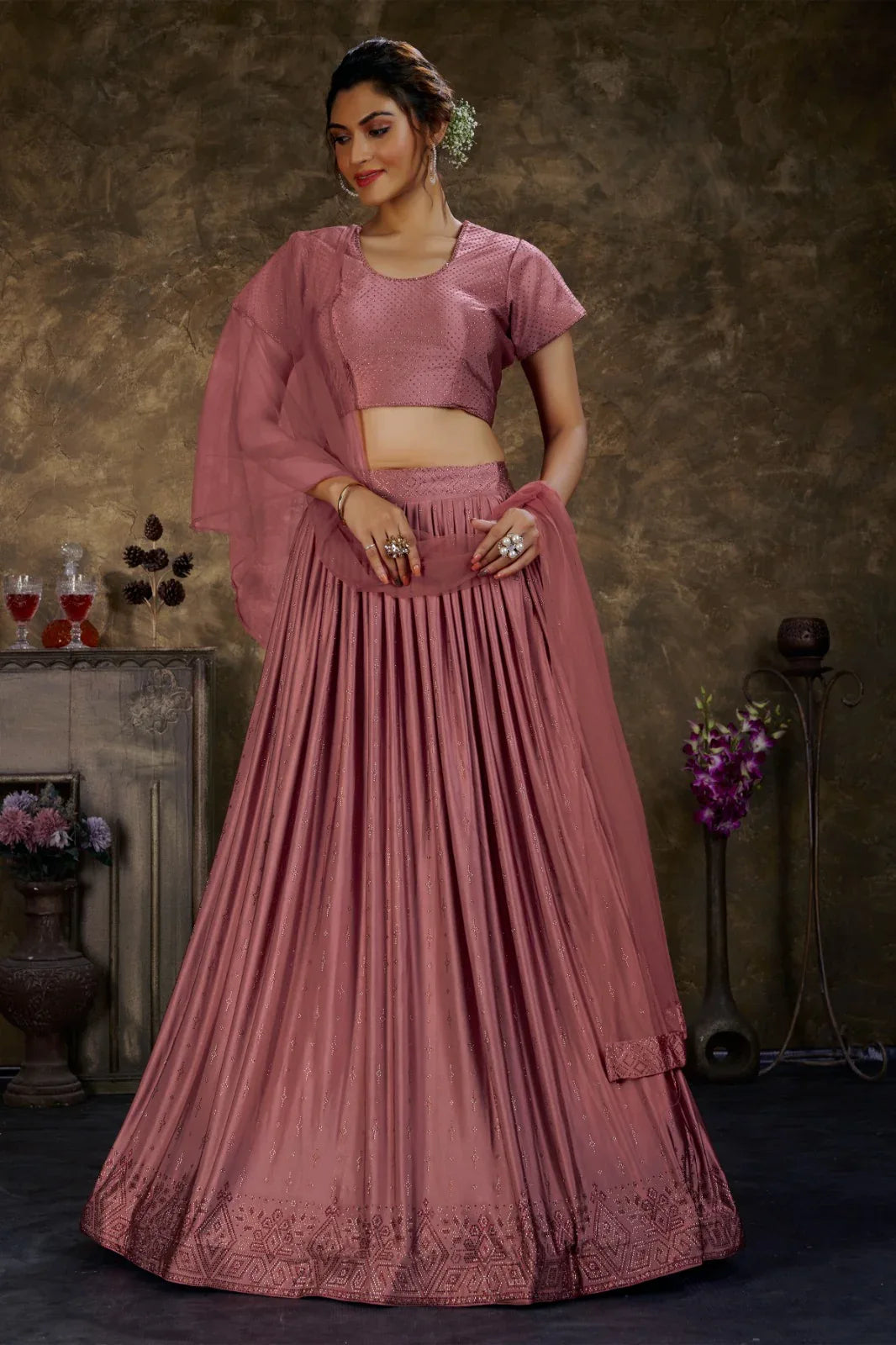 READYMADE CROP TOP LEHENGA D.NO. C-1916 - Anant Exports
