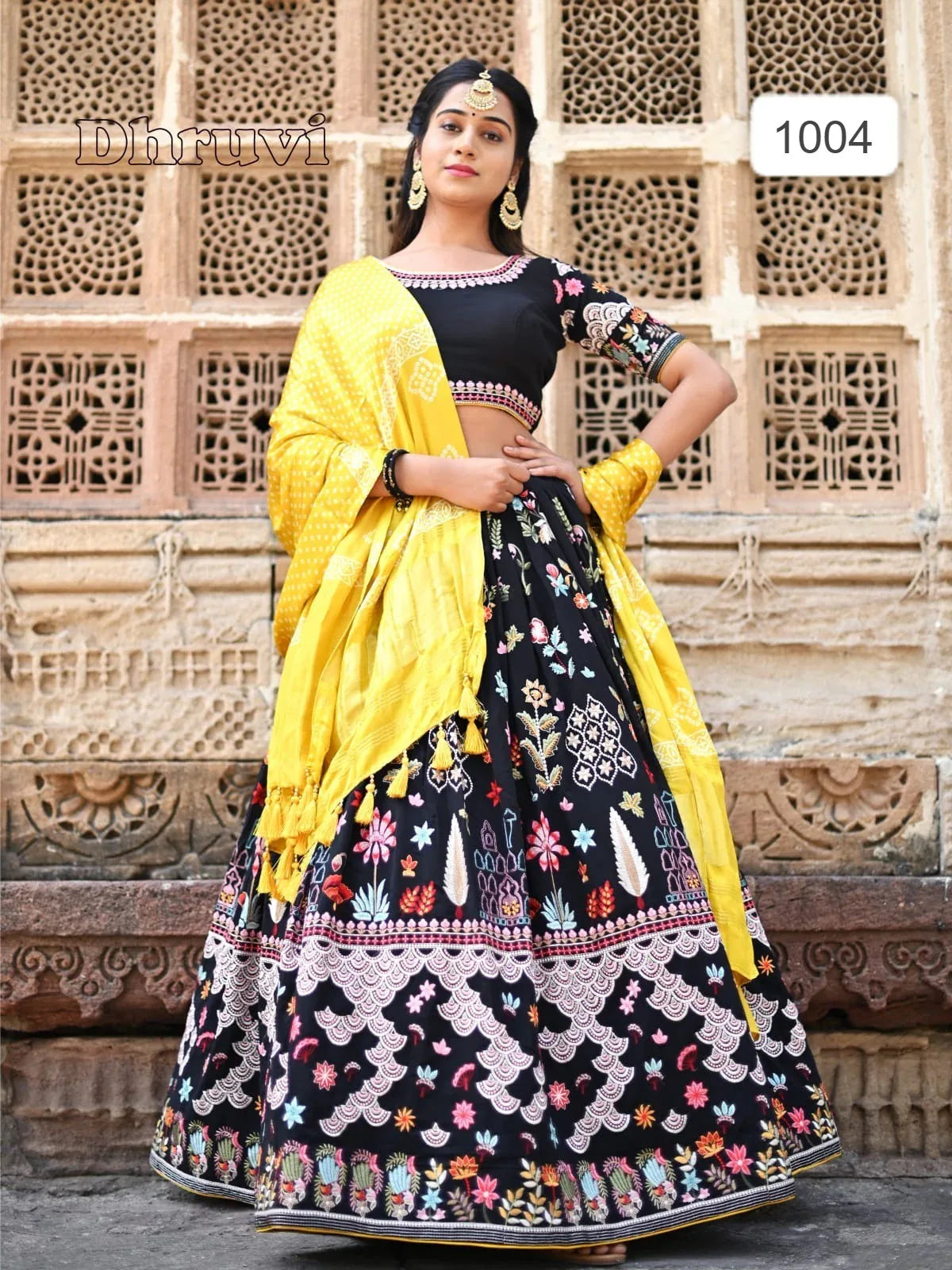 Designer Wear Lehenga Choli D.No. 1004 - Anant Exports