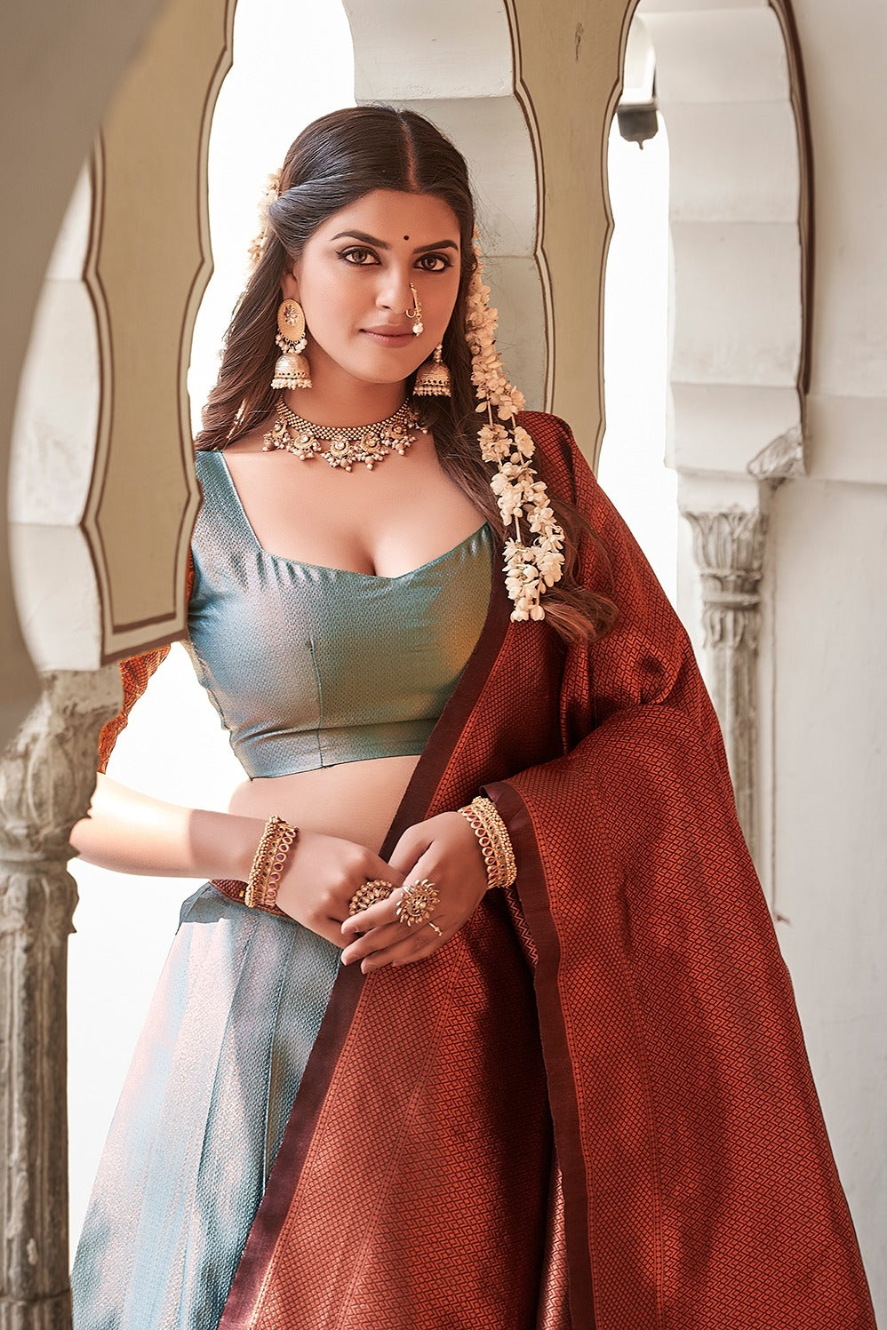 Traditional Wear Silk Lehenga Choli D.No. 2039