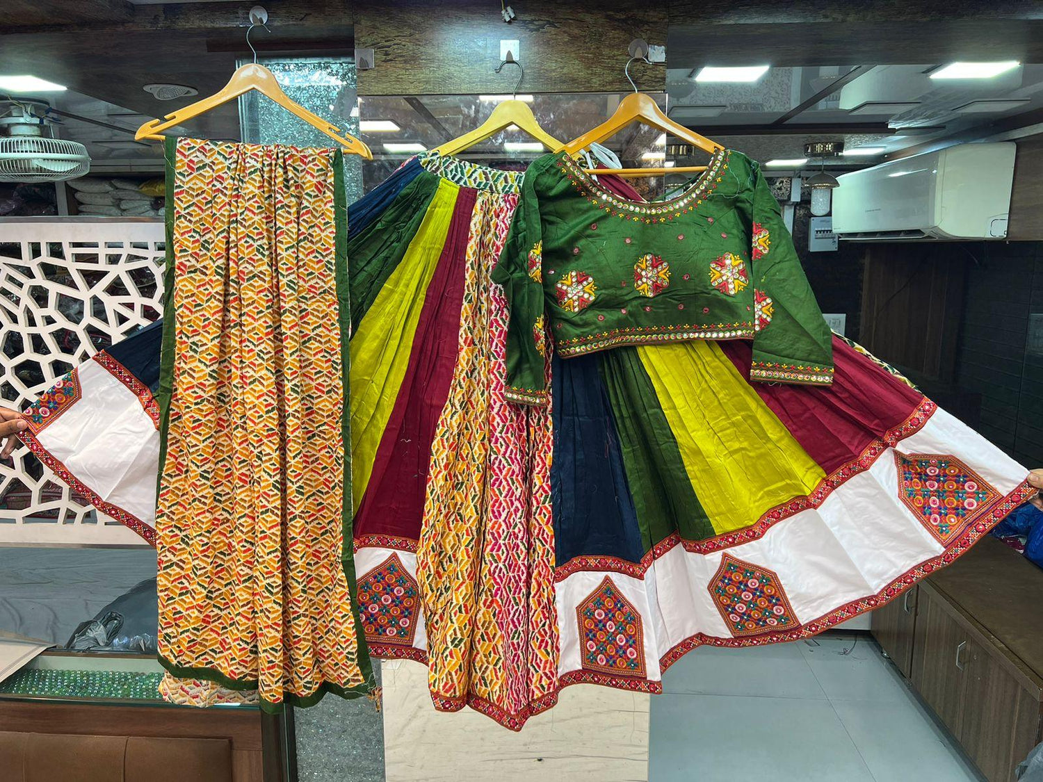 Pure Cotton Wear Multi Colour Chaniya Choli - Anant Exports