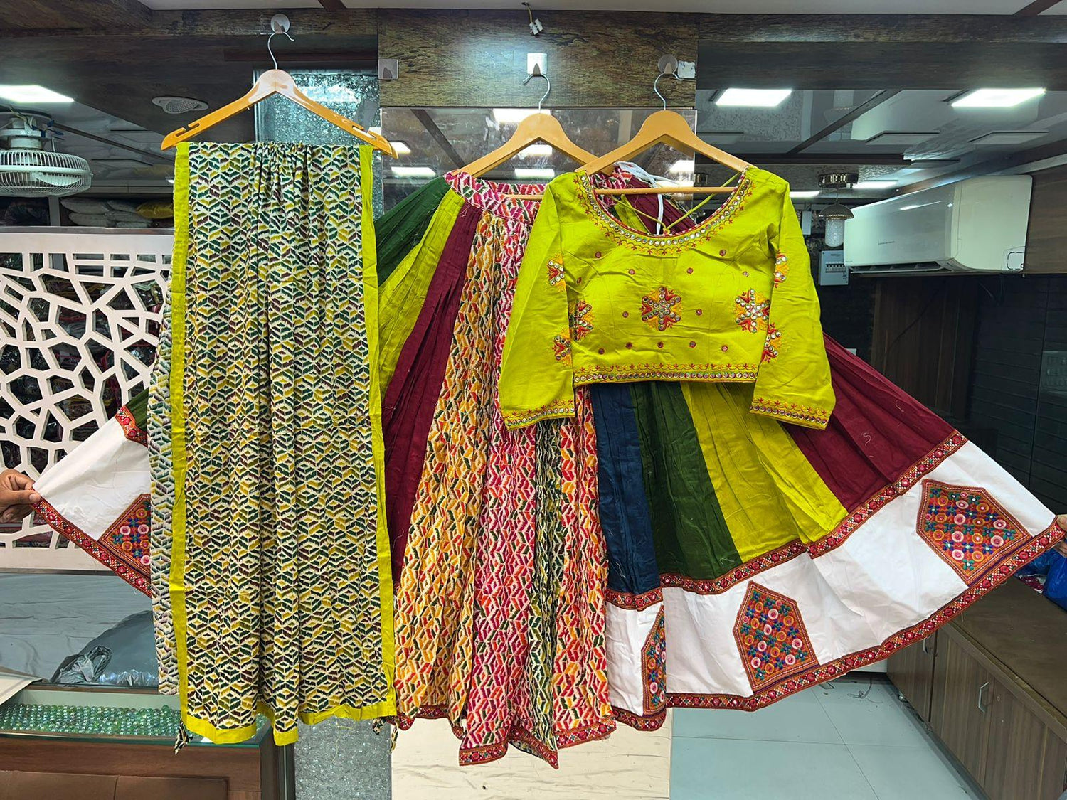 Pure Cotton Wear Multi Colour Chaniya Choli - Anant Exports