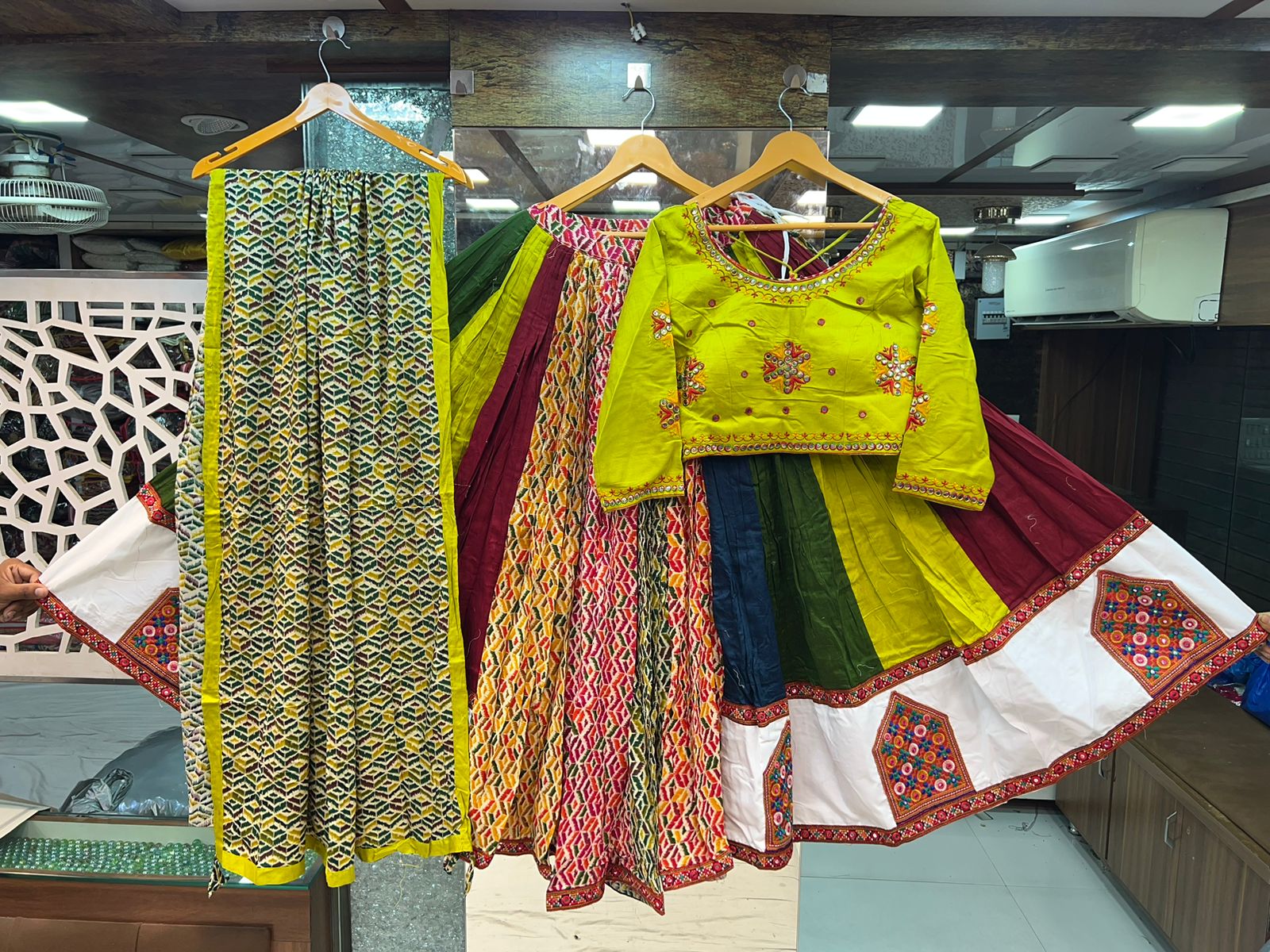 Pure Cotton Wear Multi Colour Chaniya Choli