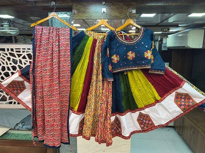 Pure Cotton Wear Multi Colour Chaniya Choli - Anant Exports