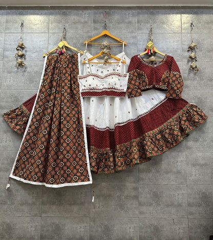 Pure Cotton Mirror Work Chaniya Choli - Anant Exports