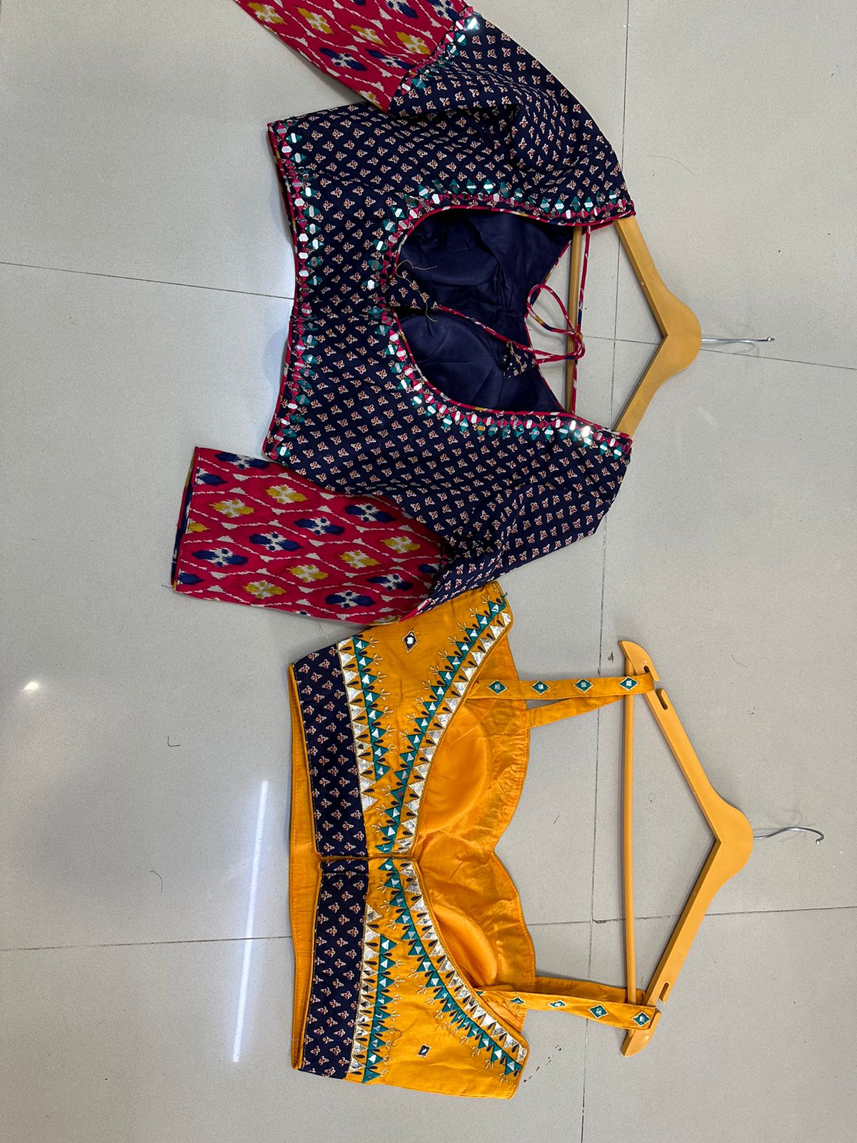 Pure Cotton Mirror Work Chaniya Choli