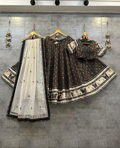 Pure Cotton Mirror Work Chaniya Choli - Anant Exports