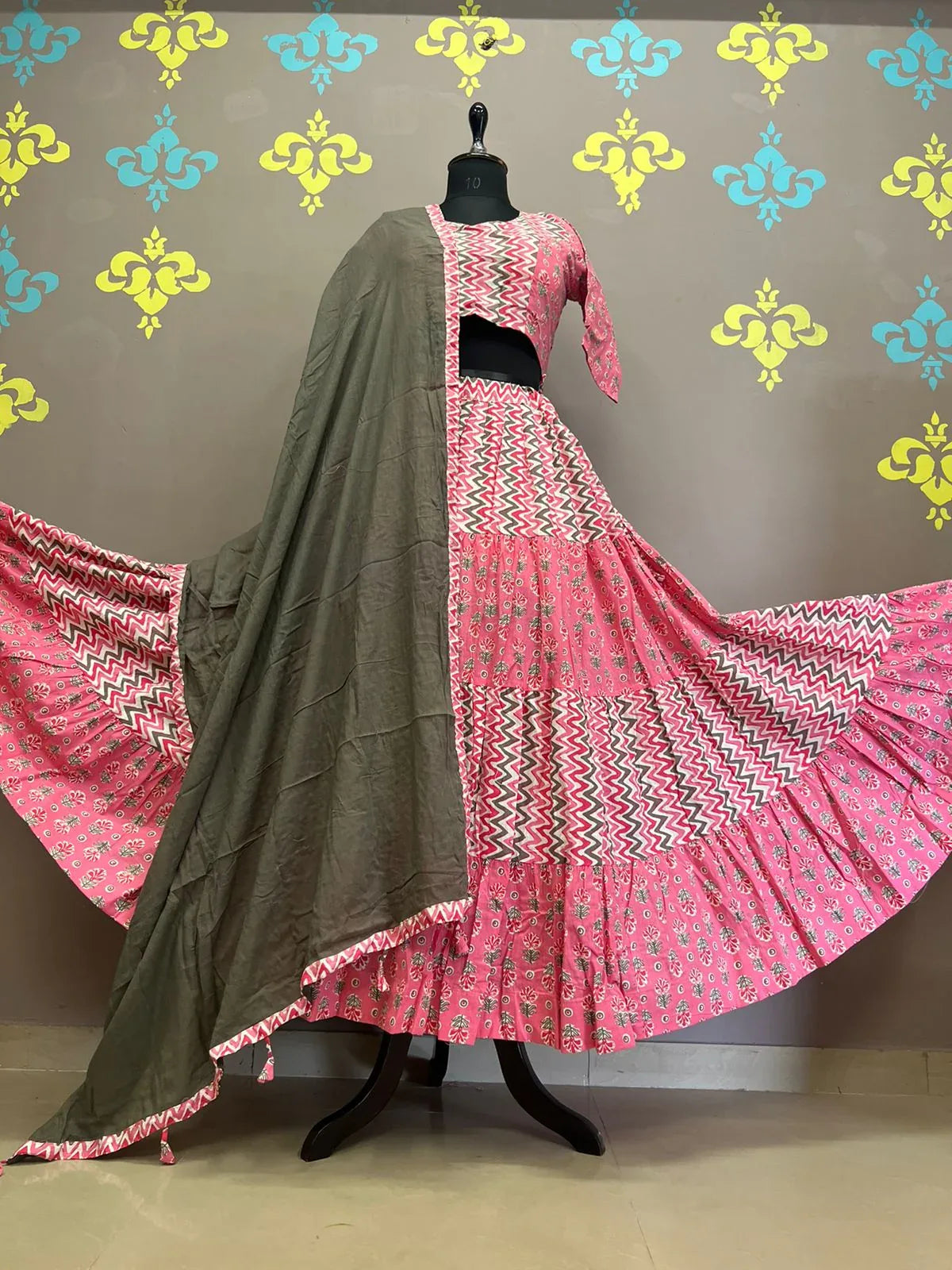 Festive Wear Cotton Lehenga - Anant Exports