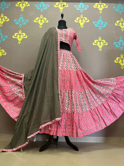 Festive Wear Cotton Lehenga - Anant Exports